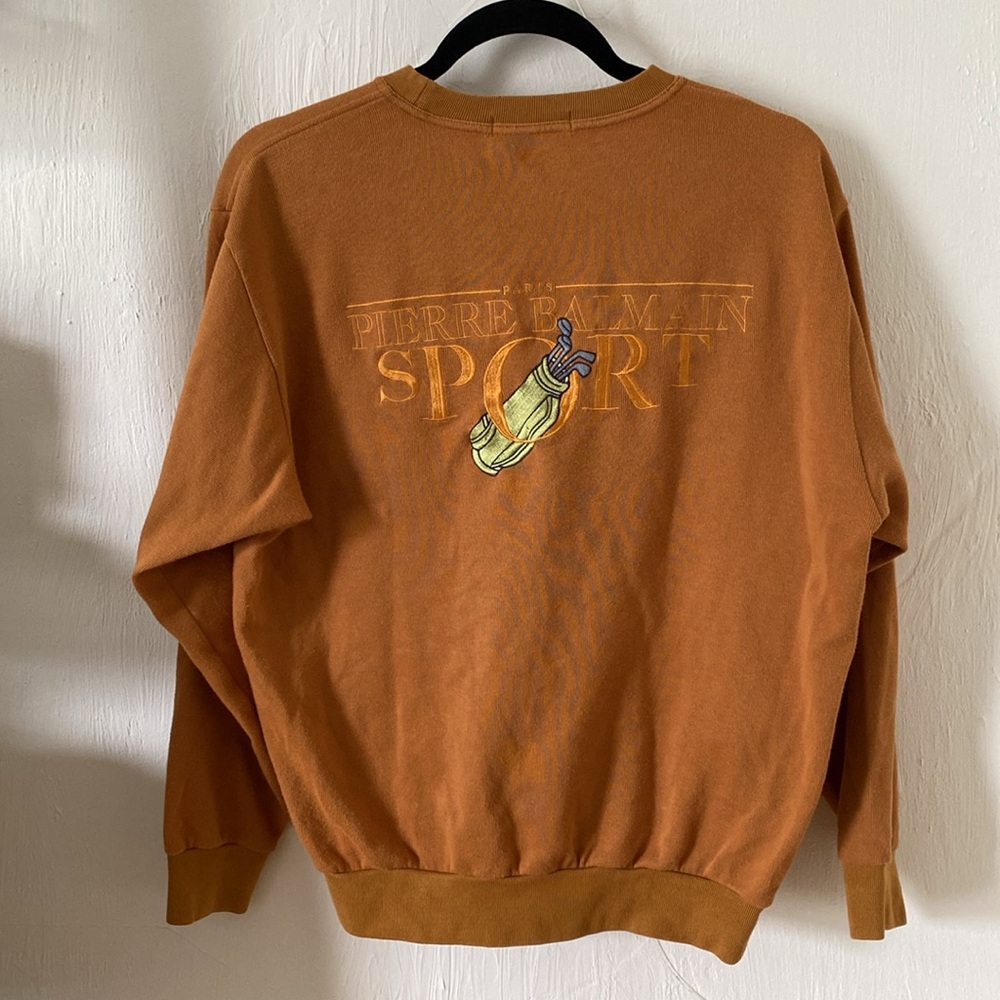 Vintage Pierre Balmain Sport Golf Sweatshirt, Women’s Medium